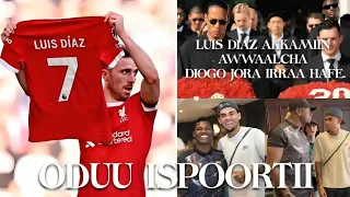 ODUU ISPOORTII Luis Diaz Awwaalcha Diogo Jota Oduu Arsenal Obn Ispoortii Obnsport 