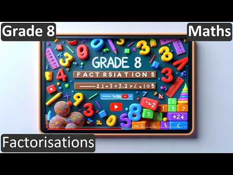 Grade 8 Maths Factorisations Free Tutorial CBSE ICSE State Board - Mathematics video for Grade 8