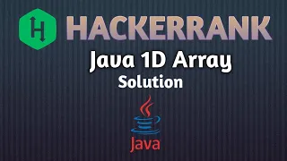 Java 1D Array Hackerrank Problem