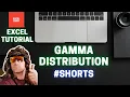 GAMMA DIST Microsoft Excel Tutorial