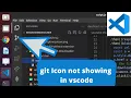 Git source control icon not showing in VSCODE