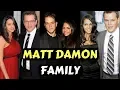 Actor Matt Damon Family Photos With Wife Luciana Bozan Barroso Daughters Father Mother Brothe