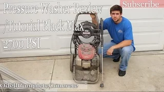 Pressure Washer Black max 2700 PSI Honda Motor