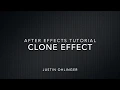 After Effects Tutorial - Clone Effect