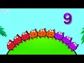 Ten Little Dinosaurs (十只小恐龙) | Sing-Alongs | Chinese song | By Little Fox