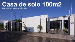 ¡Casa de una planta en solo 100 m²! | Alfagrama Estudio