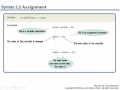 Java 1 - Ch 2 Part 3 Assignment Statements