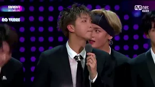 ARABIC SUB خطاب الاستلام في حفل الماما 2017 BTS FULL Acceptance Speech 