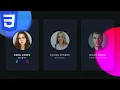 Creative Our Team Section Using Glassmorphism HTML CSS