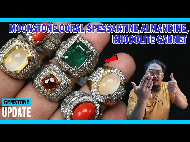 Download MP3 GEMSTONES UPDATE 29042024 - MOONSTONE RHODOLITE PYROPE ALMANDINE SPESSARTINE GARNET SRILANKA CORAL