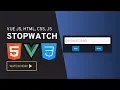 Build a Stopwatch App with Vue js HTML CSS Complete Beginner s Tutorial