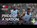 Download Lagu Letsile Tebogo and Botswana defy MASSIVE RAINSTORM to make relay history | Top Performance Day 9