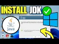 How To Install Java JDK 23 in Windows 11