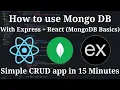 Build a CRUD app with MongoDB in 15 Minutes MongoDB Tutorial