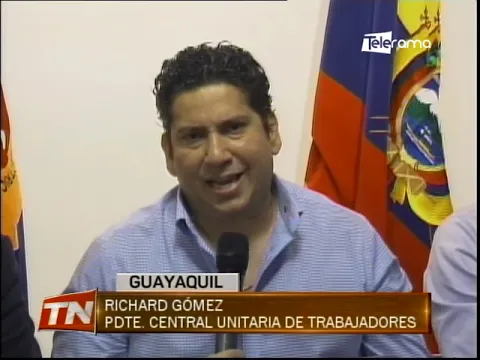 Ministerio de gobierno se reunió con dirigentes de la CUT