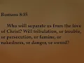 Romans 8 35-39 New American Standard Bible NASB