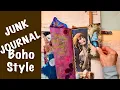 Boho Magazine Spine Journal Junk Journal Page Ideas