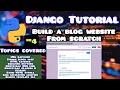 Django Blog Website Tutorial Templates Bootstrap URL Navigation
