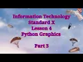 Standard 10 IT Chapter 4 Part 3 Python Graphics