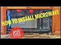 HOW TO INSTALL Home Depot Magic Chef 1 6 cu ft Over The Range Microwave Unbranded MC0165