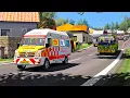 😱🚑 Ambulance Driver So Fast Driving - Force Traveller Mod Ets2 1.31