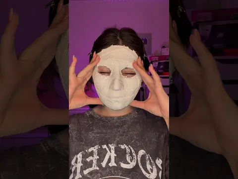 Otra vez me llene la cara de yeso para una máscara🎭