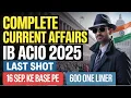 Download Lagu IB ACIO 2025 Current Affairs | LAST SHOT ⚡ Marathon of 1 Year One-Liner Revision