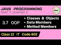 Class 12 Information Technology IT Code 802 Unit 3 Java Programming Part 7 - By Akshita Yadav