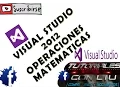 Visual Studio 2012 Operaciones Matematicas