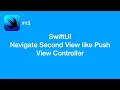How to Navigate Second View like Push View Controller - SwiftUI