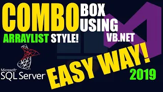 VB NET 2010 Tutorial Add Data to ComboBox Using ArrayList in WinForms Visual Basic Guide