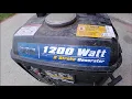 Fixed - 2 stroke 1200 watt Eagle River generator