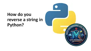 Python interview questions Part1 Reverse a String in Python