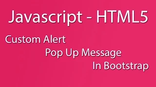 Javascript - HTML5