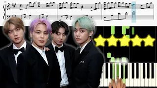 Download BTS (방탄소년단) - 00:00 (Zero O’Clock) [MAP OF THE SOUL : 7] 《Piano Tutorial》 ★★★★★ MP3