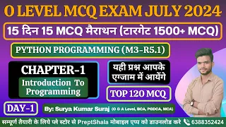 Day-1 Python Programming MCQ O Level Python Programming MCQ For O Level PreptShala