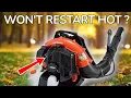 Echo PB580T Backpack Blower hard starting and won t restart when hot until now
