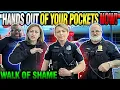 Aggressive Police Officer Attempts To ILLEGALLY Search Journalist Sgt Sets Horrible Example