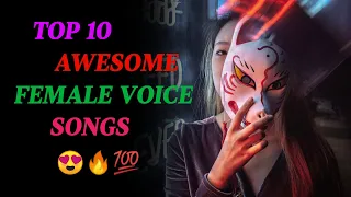 Download Top 10 Awesome Female Voice Songs || cool song 😍 || Cassano Music || MP3