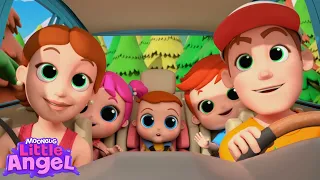 Mountain Road Trip Adventure! 🏔️🚗 Little Angel Sing Along Songs