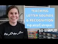 MY SECRET TO TEACHING LETTER SOUNDS LETTER RECOGNITION MINIATURE LANGUAGE OBJECTS