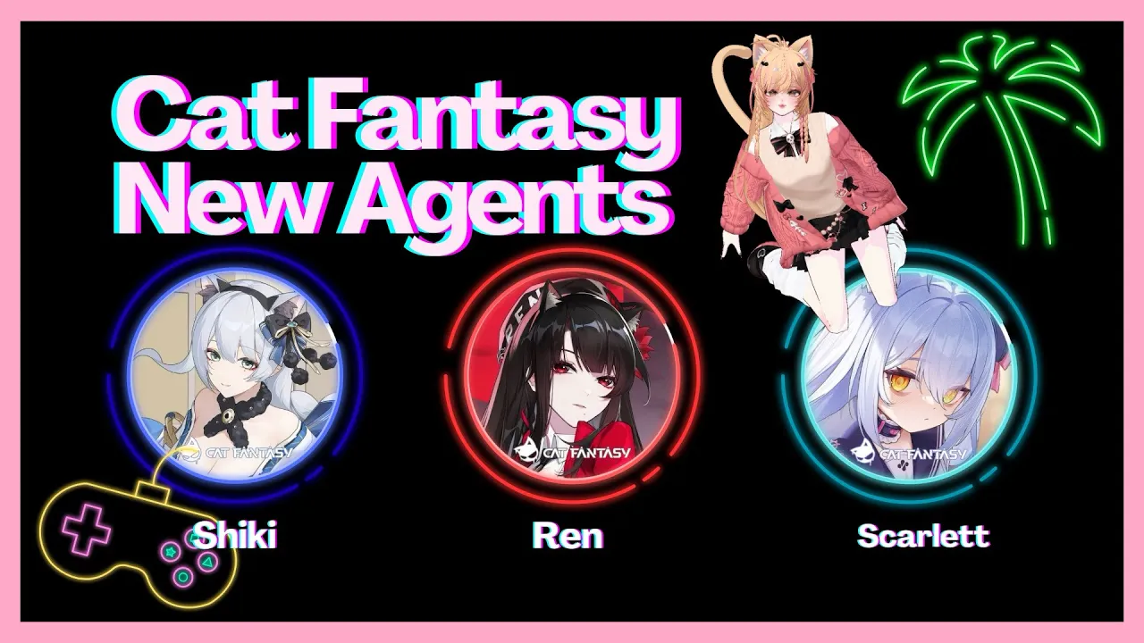 ทดสอบเอเจนต์สามสาว “ ชิกิ , เร็น , สกาเล็ต ”  🌊🥀🫧🐱 | Cat Fantasy