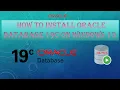 How to install Oracle database 19c on windows 10 Oracle Database 19c 19 3 for Microsoft Windows