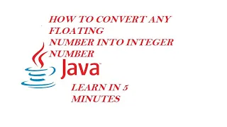 How to convert any floating number into integer Learn in 5 minutes The Computer Guy