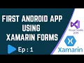 Create First Android App using Xamarin Forms Visual Studio 2019 - Ep 1