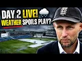 LIVE Pakistan vs England 1st Test Day 2 Weather Not Favourable for Play IffibhaiOfficial