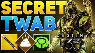 DOUBLE Bladed Praxic Blade POOP Subclass Destiny 33 TWAB Destiny 2