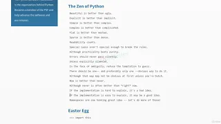Learn Programming With Python 77-Tip 8-PEP20-Zen of Python
