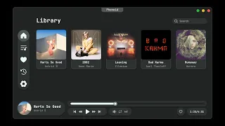 Music Player made in Python Demo