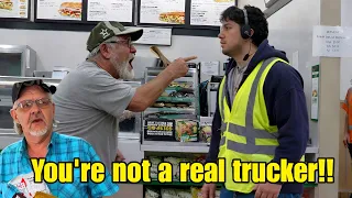 Trolling as a Fake Trucker Uncle rob edition